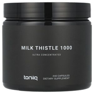 גדילן מצוי Toniiq 1000 מ"ג - 240 כמוסות לתמיכה בכבד