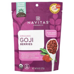 גוג'י ברי אורגני Navitas - 227 גרם - סופר פוד בריא