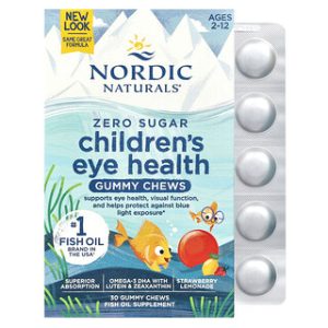 גומות עיניים לילדים - Nordic Naturals - ללא סוכר