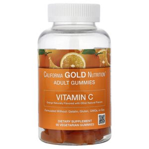 גומי ויטמין C ו-A , California Gold Nutrition , 90 יחידות