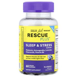 גומי לעיסה לבריאות- Rescue Plus® בטעם אוכמניות