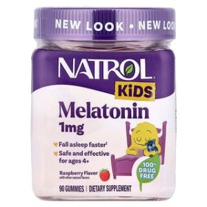 גומי לעיסה מלטונין לילדים Natrol-פירות יער 90 יחידות