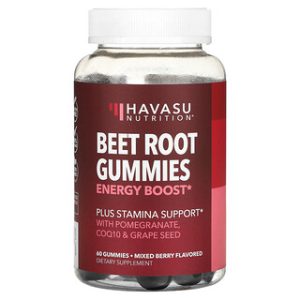 גומי לעיסה סלק Havasu Nutrition - טעם פירות יער - 60 יח'