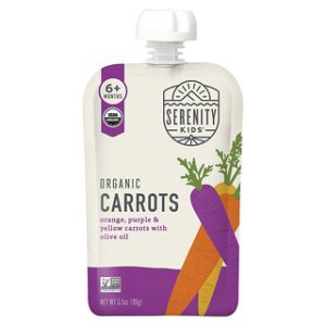 גזר אורגני לתינוקות - Serenity Kids - 6+ חודשים