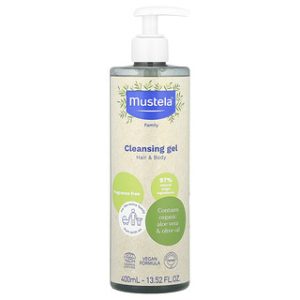 ג'ל רחצה לתינוק Mustela ללא ריח- שיער וגוף- 400 מ"ל