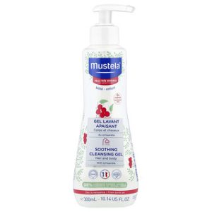 ג'ל רחצה מרגיע Mustela לתינוק - 300 מ"ל, ללא ריח