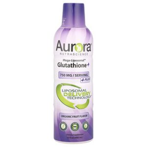 גלוטטיון ליפוזומלי Aurora Nutrascience - ויטמין C - 480 מ"ל