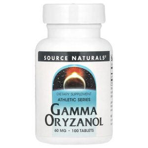 גמא אוריזנול - ספורטאי סדרת Source Naturals - 100 טבליות