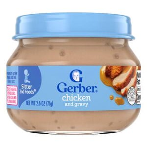 גרבר מזון לתינוקות עוף ורוטב - 2nd Foods 71 גרם