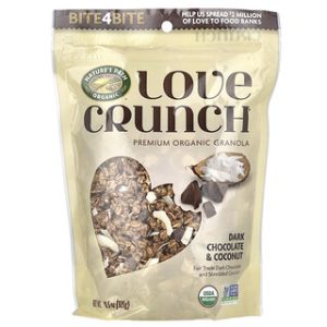 גרנולה אורגנית Love Crunch - שוקולד מריר וקוקוס
