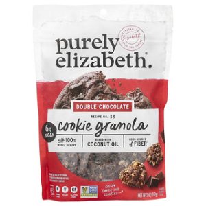 גרנולה דאבל שוקולד - Purely Elizabeth , 312 גרם