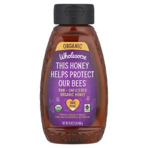 דבש אורגני לא מסונן 16oz - Wholesome Sweeteners