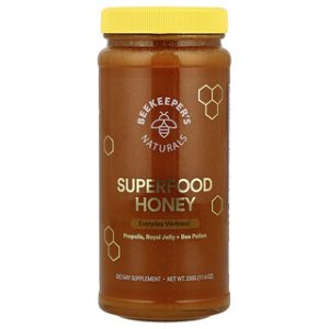 דבש מזון-על Beekeepers Naturals , 330 גרם טבעי