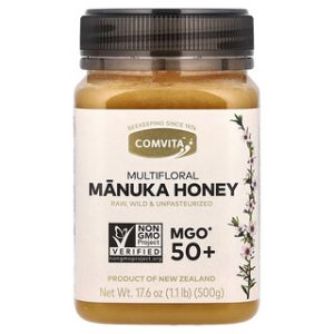 דבש מנוקה Comvita - MGO 50+ - 500 גרם - רב-פרחים