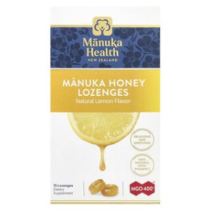 דבש מנוקה Manuka Health - סוכריות לימון MGO 400+ - 15 יח'