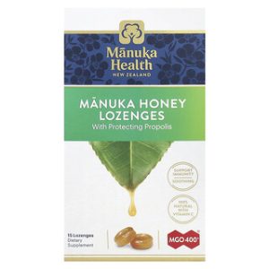 דבש מנוקה Manuka Health - סוכריות פרופוליס MGO 400+ - 15 יח'