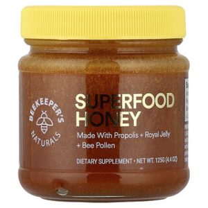 דבש על Superfood Beekeepers Naturals - 125 גרם