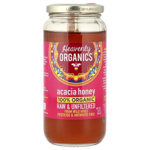 דבש שיטה אורגני 100% Heavenly Organics - 624 גרם