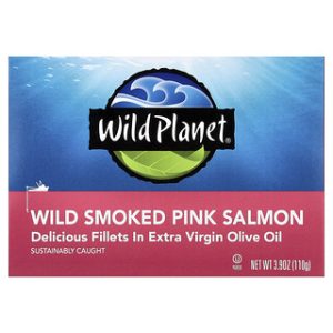דג סלמון ורוד מעושן Wild Planet - 110 גרם