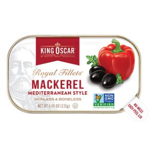 דגיגוני מקרל בסגנון ים תיכוני King Oscar - 115 גרם