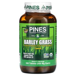דגני Pines International - Barley Grass - 500 טבליות