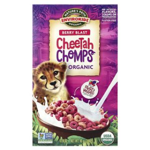 דגני בוקר אורגניים לילדים - Cheetah Chomps Berry Blast