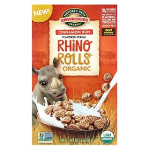 דגני בוקר אורגניים לילדים - Rhino Rolls קינמון