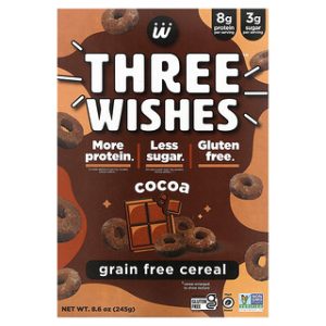 דגני בוקר ללא גלוטן Three Wishes קקאו - 245 גרם