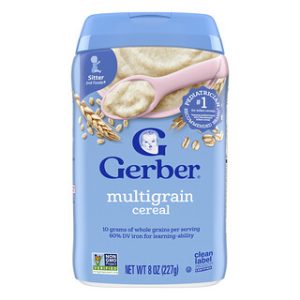 דגני בוקר מולטיגריין Gerber לתינוקות - 227 גרם
