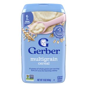 דייסת דגנים מולטיגריין Gerber - 2nd Foods - 454 גרם