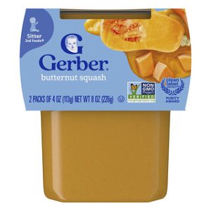 דייסת דלעת ג'רבר לתינוקות - 2 יחידות - 2nd Foods
