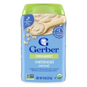 דייסת קוואקר אורגנית לתינוקות Gerber - 227 גרם