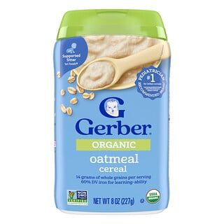 דייסת קוואקר אורגנית לתינוקות Gerber - 227 גרם
