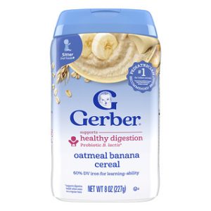 דייסת שיבולת שועל בננה Gerber - 2nd Foods - 227 גרם