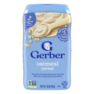 דייסת שיבולת שועל לתינוקות Gerber - 1st Foods® - 454 גרם