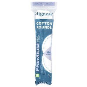 דיסקיות כותנה Cliganic - 100% טבעי, 100 יחידות