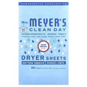 דפי מייבש כביסה Mrs. Meyer's Rain Water - 80 יח'
