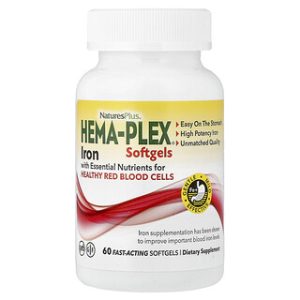 המלצה, Hema-Plex® ברזל - 60 כמוסות רכות מהירות ספיגה