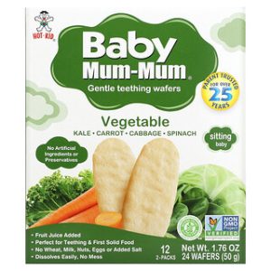 ואפלס טעימים לתינוקות - Baby Mum-Mum ירקות 12 יח׳