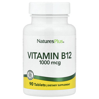 ויטמין B12 טבעי 1000 מק"ג - 90 טבליות NaturesPlus