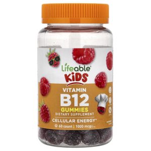ויטמין B12 לגומי לילדים Lifeable - פטל - 60 יחידות