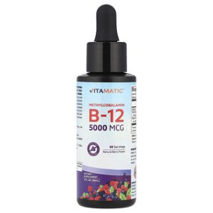 ויטמין B12 מתילקובלמין- 5000 מק"ג - טעם ברי טבעי