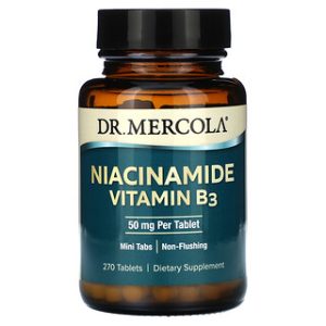 ויטמין B3 ניאצינמיד - 50 מ"ג , Dr. Mercola - 270 טבליות