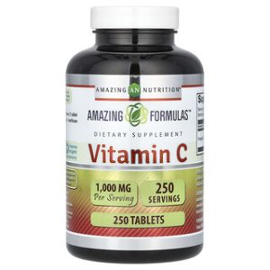 ויטמין C 1000 מ"ג - 250 טבליות Amazing Nutrition