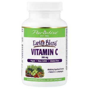 ויטמין C טבעי - Paradise Herbs Earths Blend 90 כמוסות