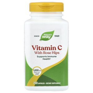 ויטמין C עם רוזה היפ - 250 כמוסות - Nature's Way