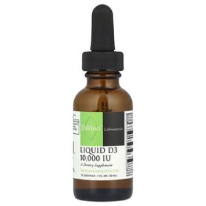 ויטמין D3 נוזלי 10,000 IU - DaVinci Labs - 30 מ"ל