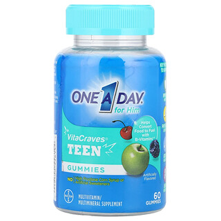 ויטמין לגבר One-A-Day, 60 גומי לעיסה - מולטי ויטמין