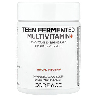 ויטמין לנערים - Codeage Teen Fermented Multivitamin