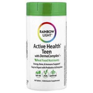 ויטמינים לנערות - Rainbow Light Active Health 90 טבליות